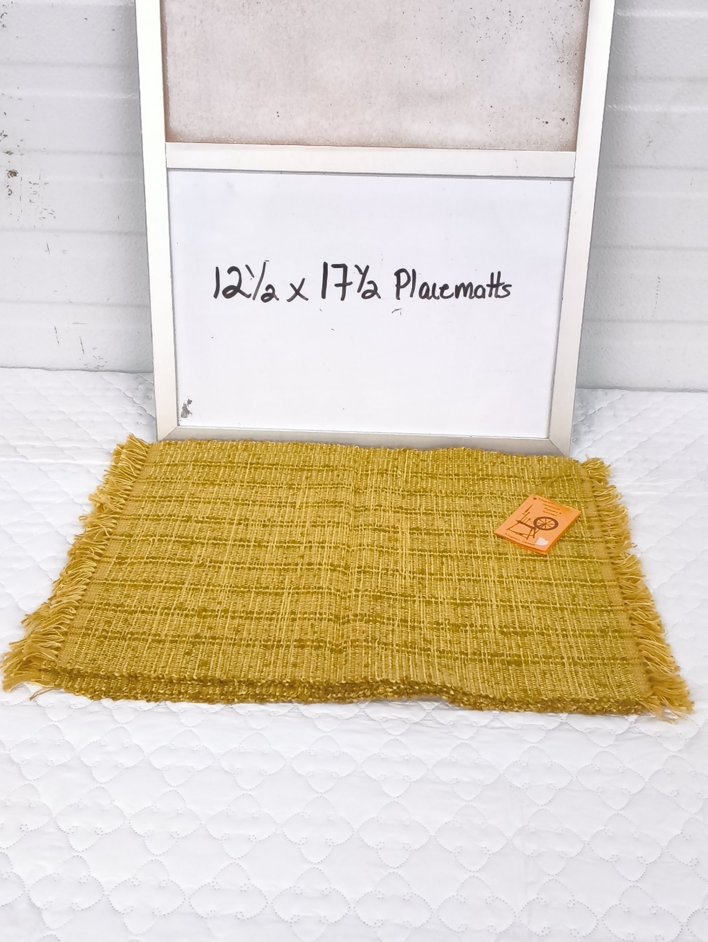 Handwoven Artisan Placemats by Marjorie Fee "Canadian Made"